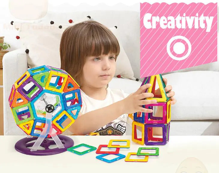 Magnetic Tiles Building Blocks Educational Toys