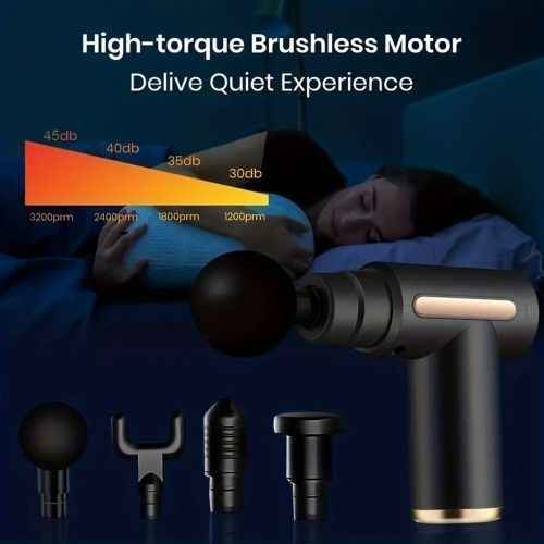 Compact Household Muscle Massager - Mini Fascia Gun with USB Rechargeable Battery - Winima