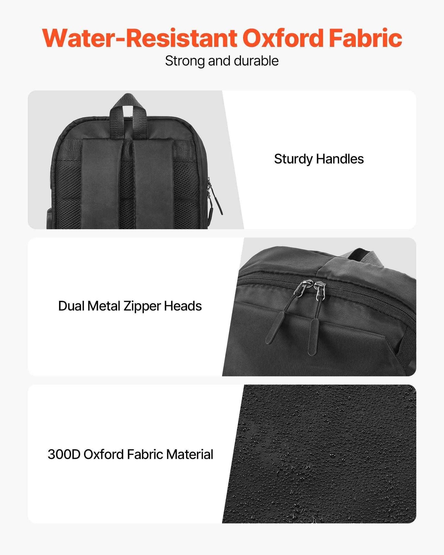 Black Lightweight Backpack - Winima