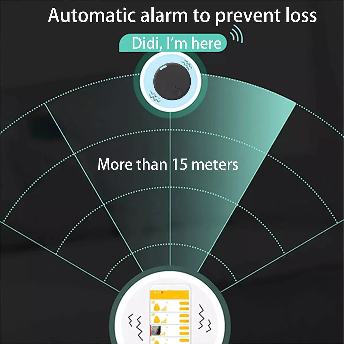 Bluetooth Mini GPS Tracking Air Key Tag Child Pet Finder Tracker Location Device - Winima