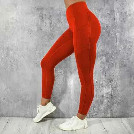 High-Waist Sports Yoga Leggings - Winima