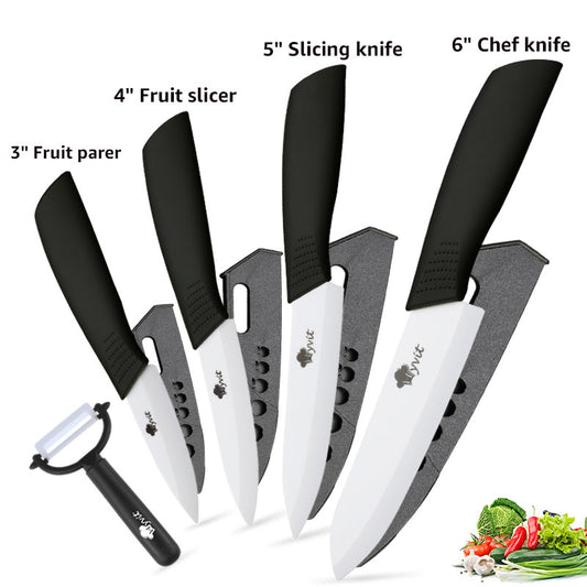 Ceramic Knife Set with Non-Slip Handles (5 Pieces) - Winima