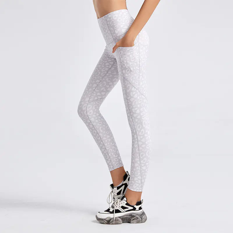 High Waist Double Pocket Gym Pants - Winima