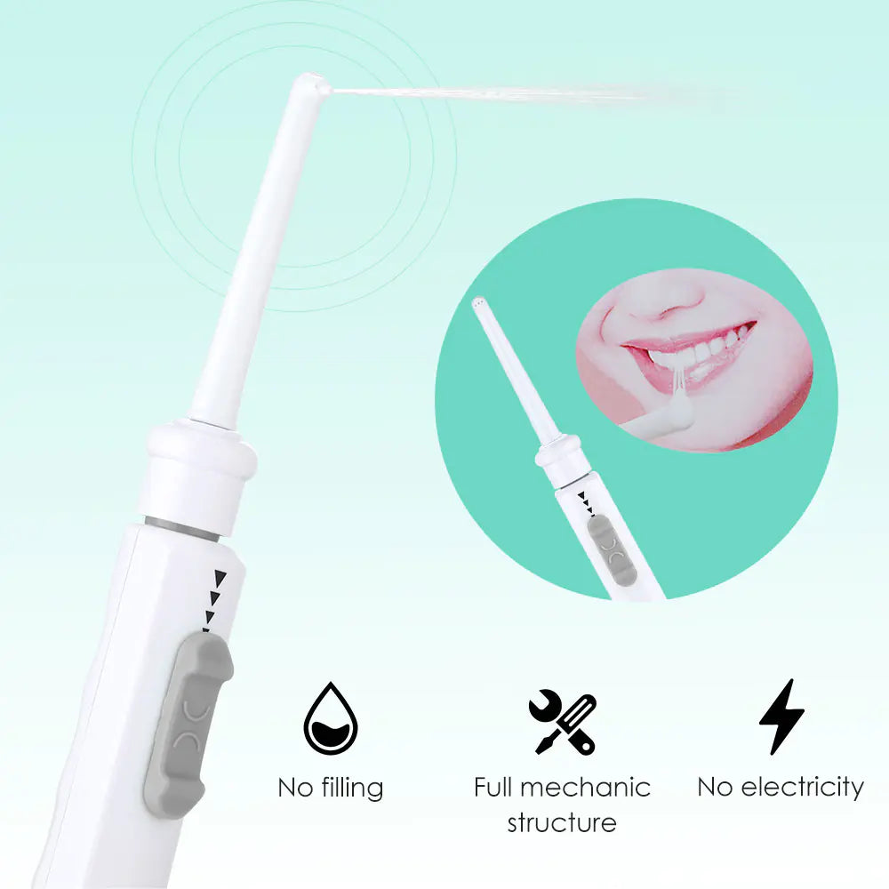 Portable Manual Water Flosser for Oral Hygiene - Winima