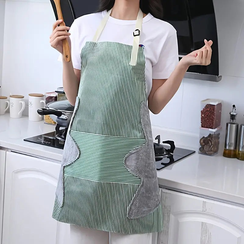 Fashionable Thick Waterproof Cooking Apron for Women - Winima