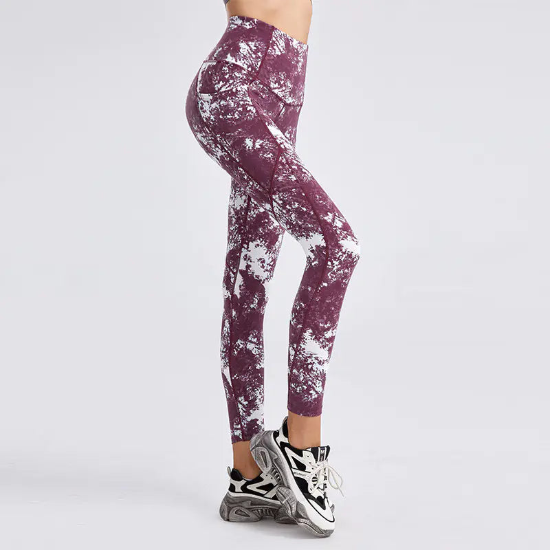 High Waist Double Pocket Gym Pants - Winima