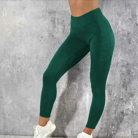 High-Waist Sports Yoga Leggings - Winima