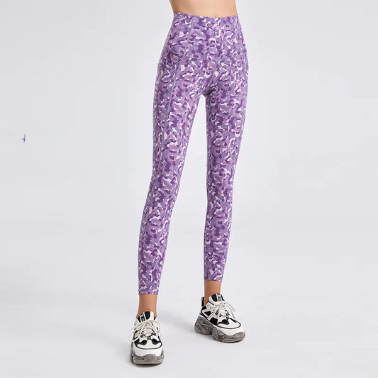 High Waist Double Pocket Gym Pants - Winima
