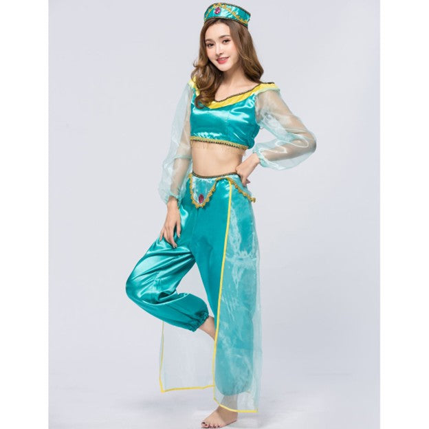 Halloween Costume Aladdin Lamp Role Play Outfit - Winima