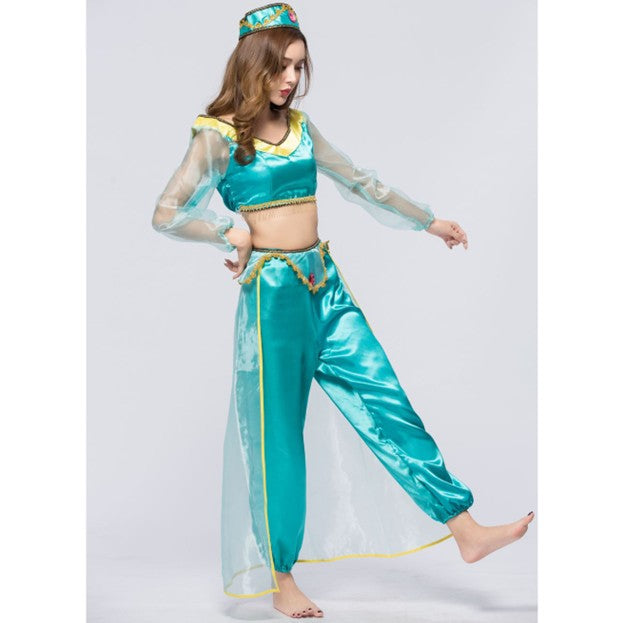 Halloween Costume Aladdin Lamp Role Play Outfit - Winima