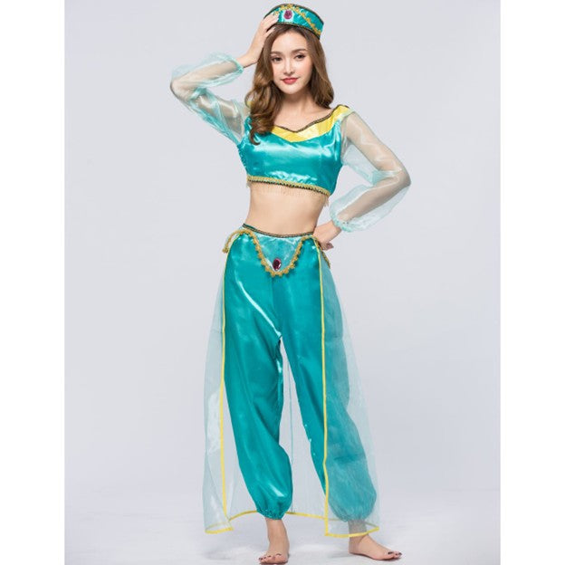 Halloween Costume Aladdin Lamp Role Play Outfit - Winima