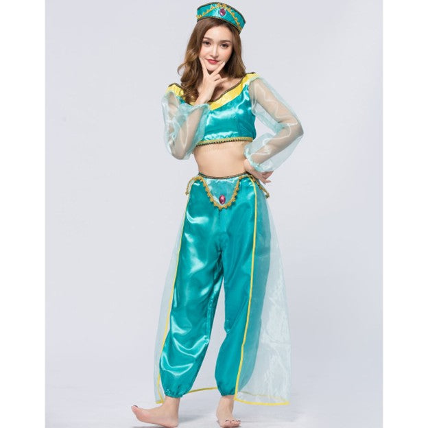 Halloween Costume Aladdin Lamp Role Play Outfit - Winima