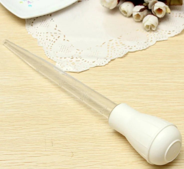 2 PCS Meat & Poultry Baster Heat Resistant BPA Free Turkey Syringe Flavor 30ML - Winima