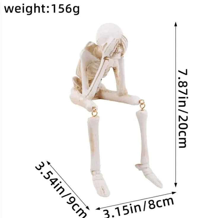 Halloween Skull Resin Decorations Ghost Festival Atmosphere Decorations - Winima