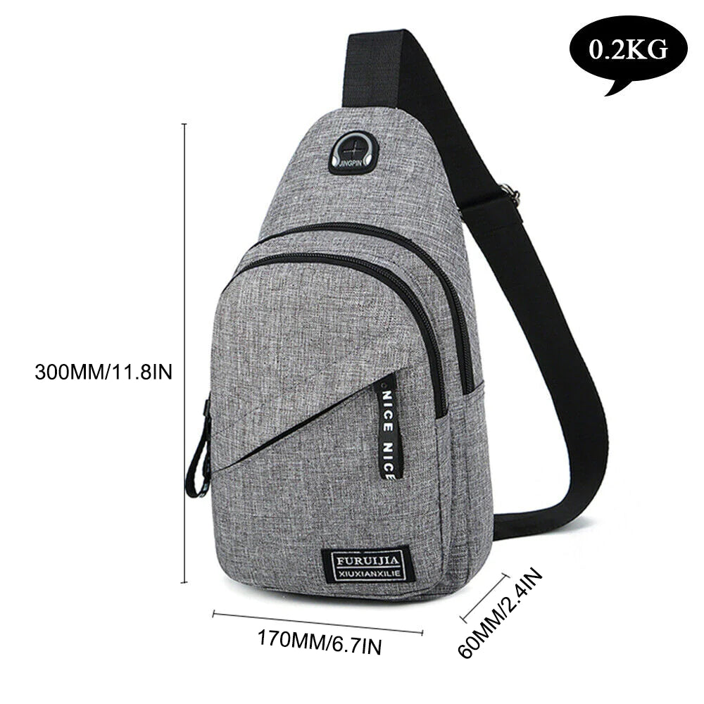Sling Bag: Crossbody & Chest Fanny Pack for Travel - Winima