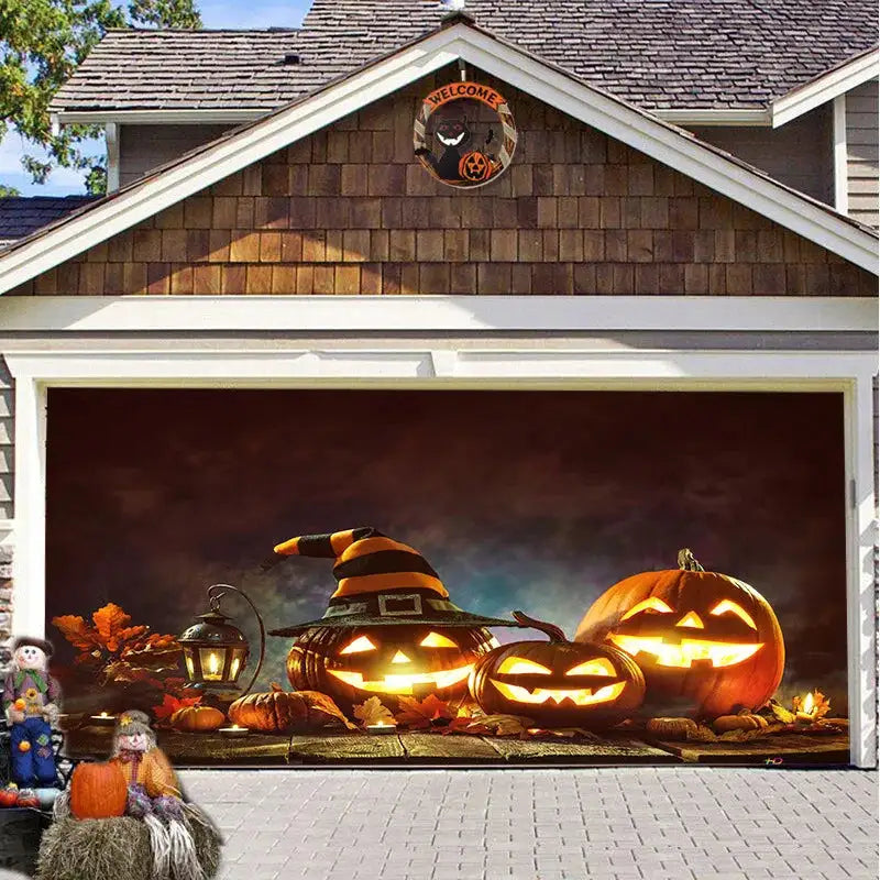 Halloween Garage Door Covers - Winima