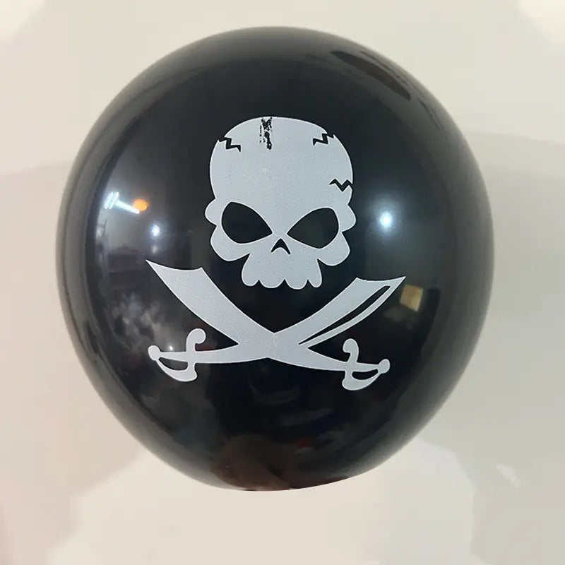 Halloween Skull Black Balloons (Set of Halloween Balloons) - Winima