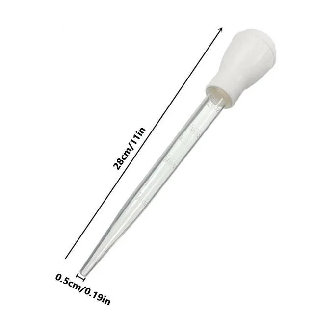 2 PCS Meat & Poultry Baster Heat Resistant BPA Free Turkey Syringe Flavor 30ML - Winima