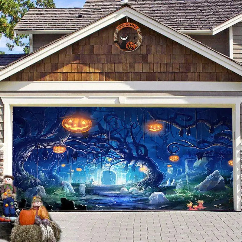 Halloween Garage Door Covers - Winima