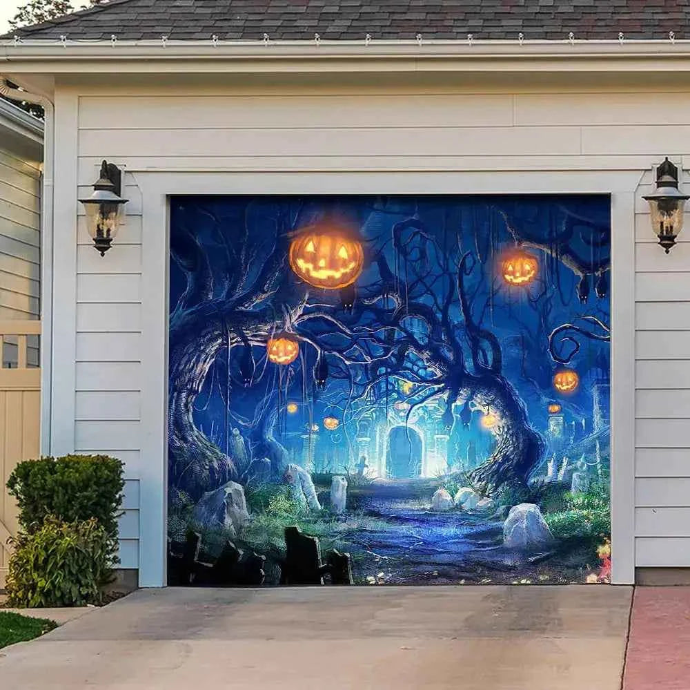 Halloween Garage Door Covers