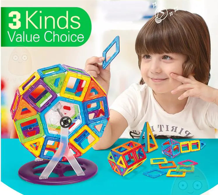 Magnetic Tiles Building Blocks Educational Toys