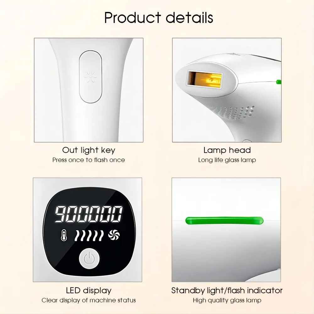 Professional Laser Epilator IPL Hair Removal Body Bikini Leg - Winima