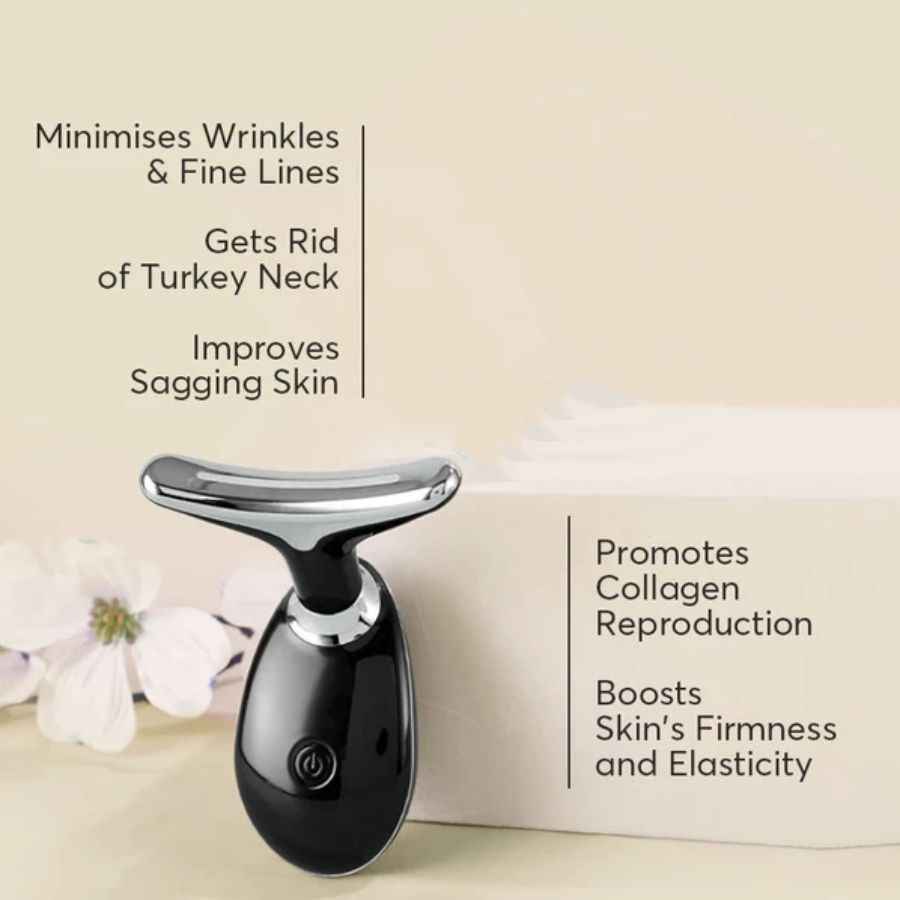 Face and Neck Massager in 3 Colors EMS Beauty Device Lifting Tighten Facial Massagers Wrinkle Remover Reduce Double Chin Devices for Women - Winima