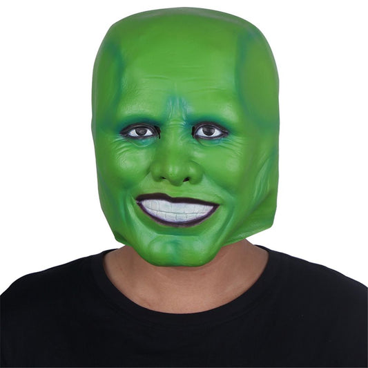 ´The Mask´ Funny Green Latex Mask Jim Carrey Movie Cosplay Headgear Halloween Superhero Fancy Dress Clothing Accessories - Winima