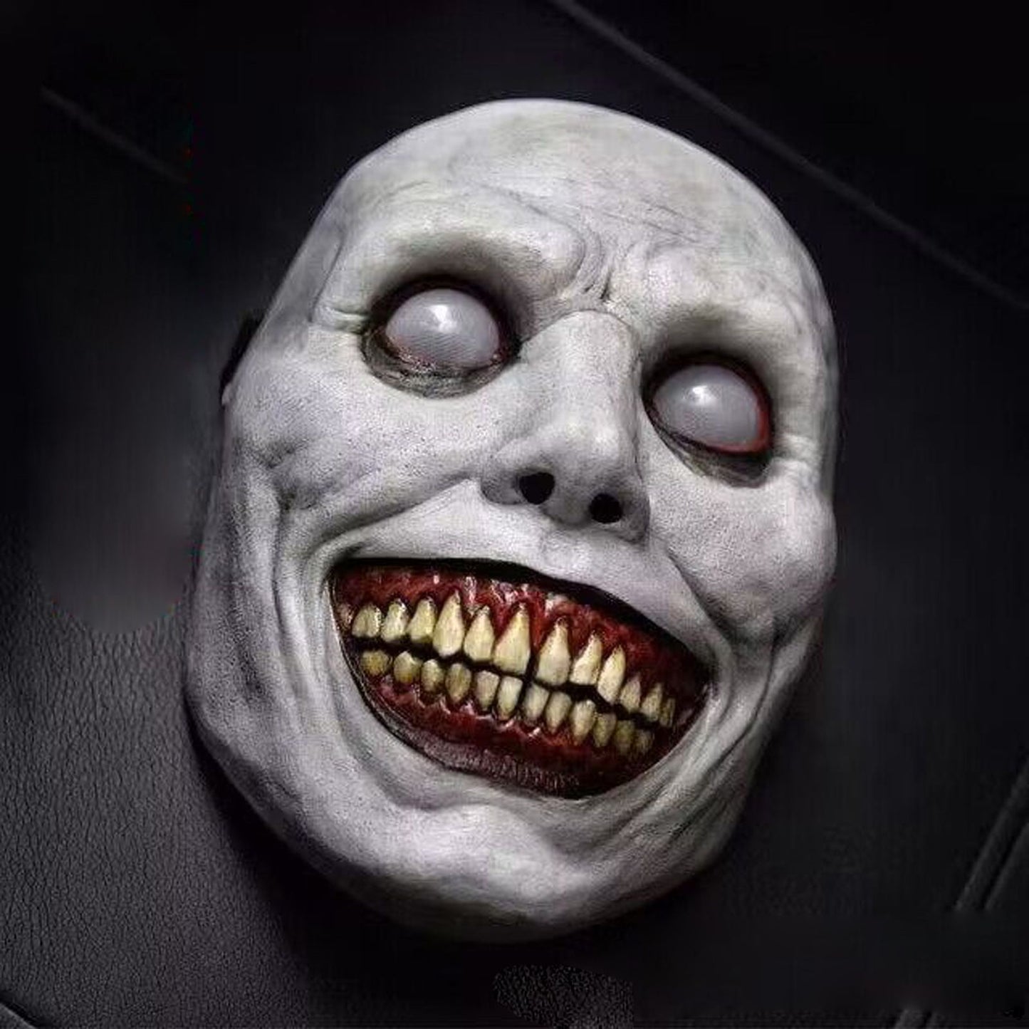 Cosplay Evil Demon Mask - Half Face Latex Halloween Prop for Party Outfit - Winima