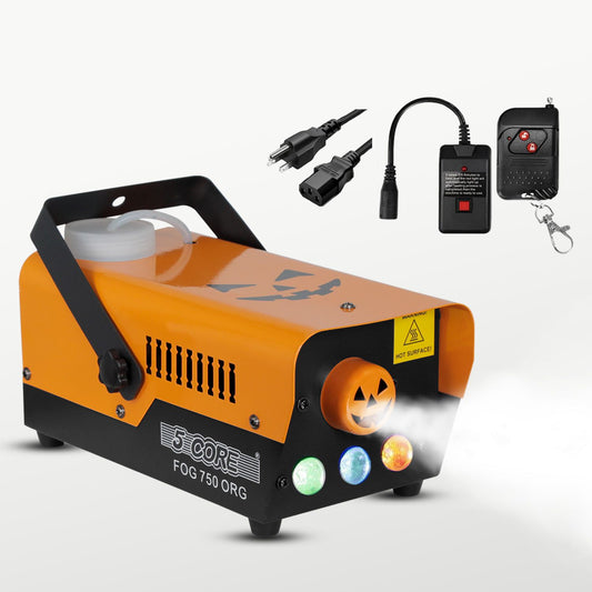 Ultimate 750W Fog Smoke Machine with RGB LED Effects for Halloween & Parties - Winima