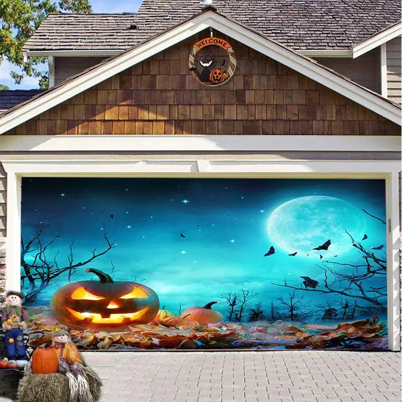 Halloween Garage Door Covers - Winima