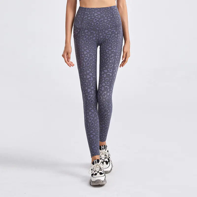 High Waist Double Pocket Gym Pants - Winima
