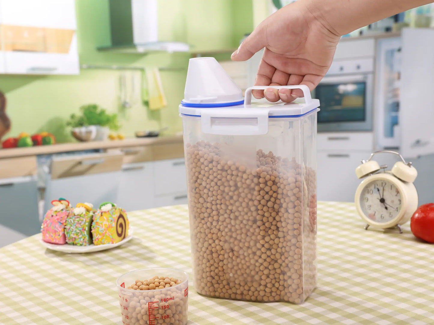Grain Storage Container with Cup - Winima
