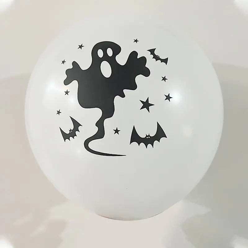 Halloween Skull Black Balloons (Set of Halloween Balloons) - Winima