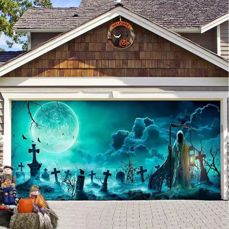 Halloween Garage Door Covers - Winima