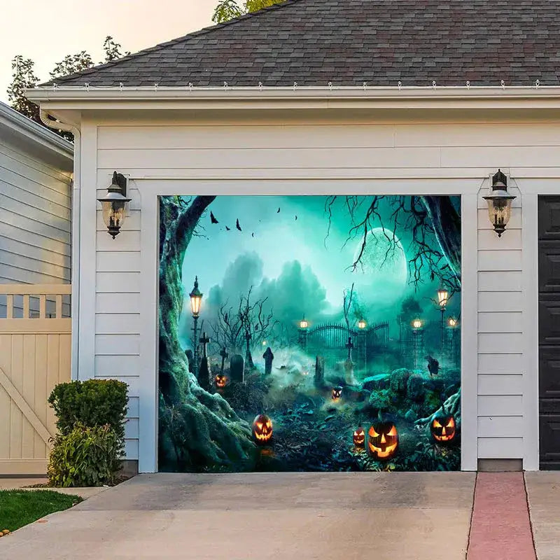 Halloween Garage Door Covers - Winima