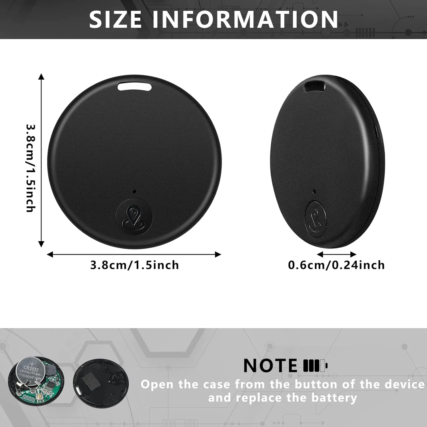Bluetooth Mini GPS Tracking Air Key Tag Child Pet Finder Tracker Location Device - Winima